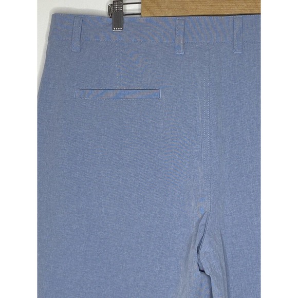 Travis Mathew Mens Neck Shorts Size 40 Pockets 9.5 Inseam Performance Blue - Picture 9 of 12